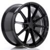 Japan Racing JR37 19 Zoll 8.5J ET20-45 Gloss Black Blank (5-Loch Wunschlochkreis)