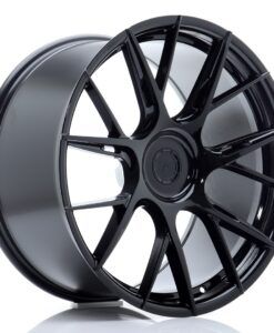 Japan Racing JR42 20 Zoll 10J ET20-42 Gloss Black Blank (5-Loch Wunschlochkreis)