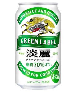 Kirin Green Label Tanrei (Alc. 4.5%) 350ml - 24 Dosen Packung