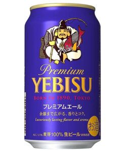 Yebisu Beer Premium Ale (Alc. 5.5%) 350ml - 24 Dosen Packung