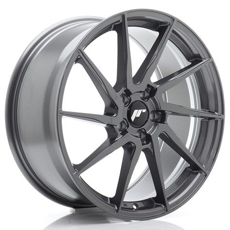 Japan Racing JR36 19 Zoll 8.5J ET45 5x112 Hyper Gray