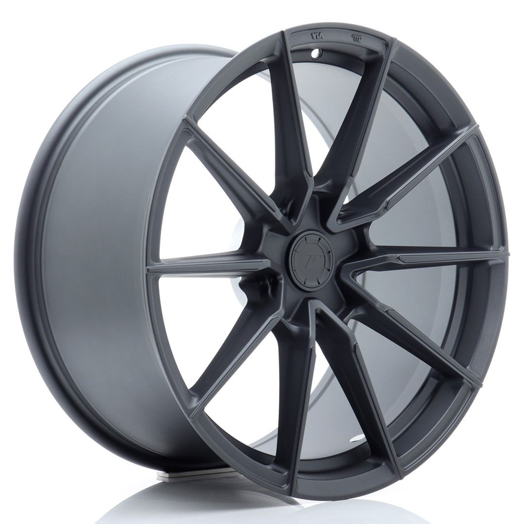 Japan Racing SL02 19 Zoll 10.5J ET15-57 Matt Gun Metal Blank (5-Loch Wunschlochkreis)