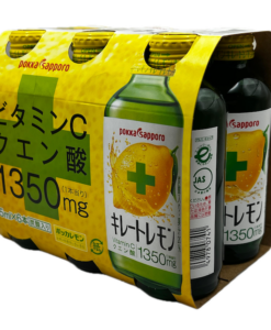 Pokka Sapporo Vitamin C Booster - Kireito Lemon - 6x 155 ml