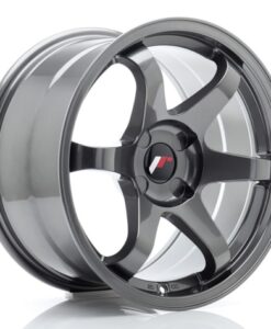 Japan Racing JR3 17 Zoll 9J ET20-35 Gun Metal Blank (4-Loch Wunschlochkreis)