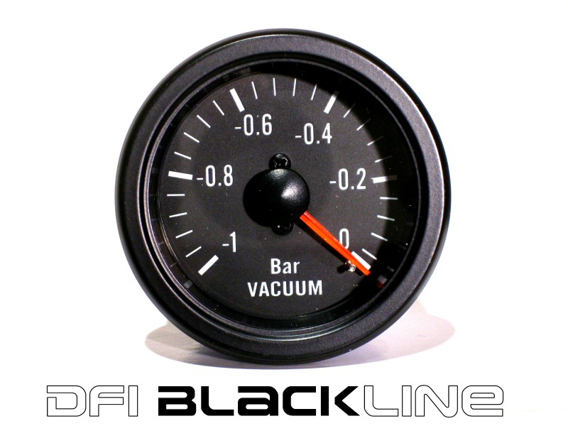 DFI Blackline Universal Zusatzinstrument 52mm - Vacuum (Bar) - JV