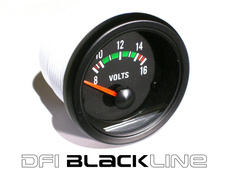 DFI Blackline Universal Zusatzinstrument 52mm - Volt (8-16V) - JV Imports  e.U., Cars - Parts - Tuning - KFZ-Import - Shop
