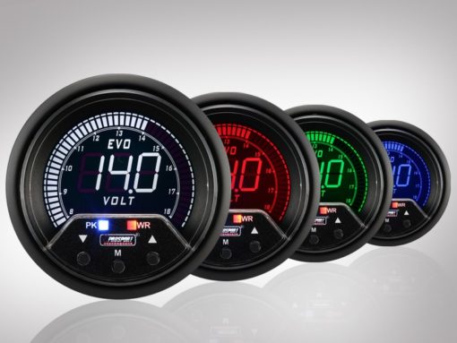 ProSport EVO Premium Serie Voltmeter Anzeige 60mm