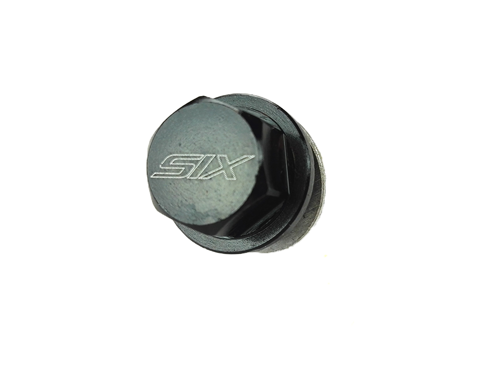 Universal Oil Drain Plug M14x1.50 Black JV Imports e.U